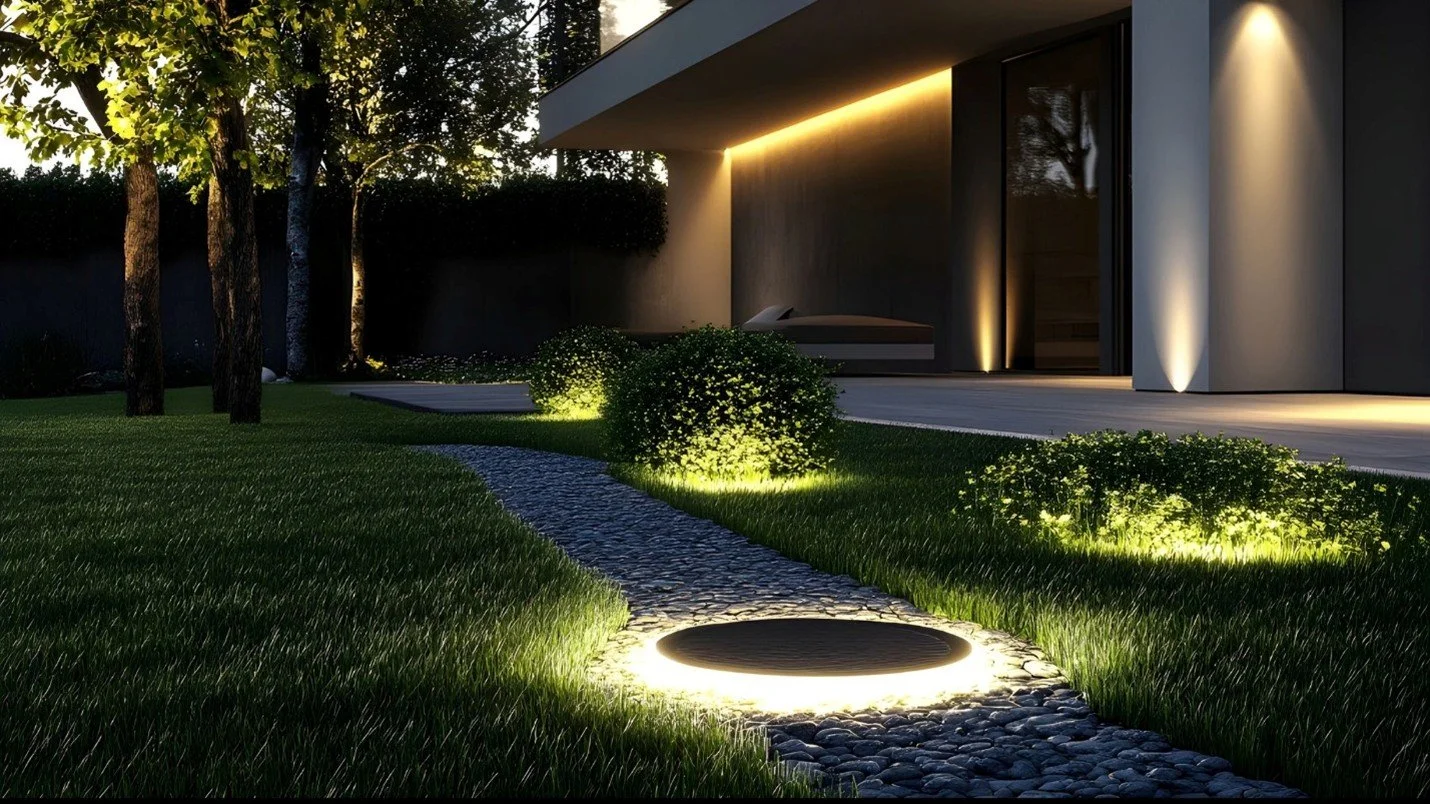professional landscape lighting company in Liberty